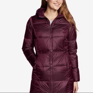Eddie Bauer, Small Luna Peak Down Parka (Jacket), Deep Eggplant